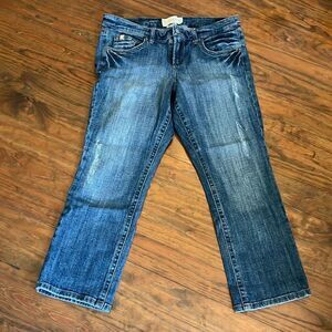 Z Cavarricci denim capris. Size 12